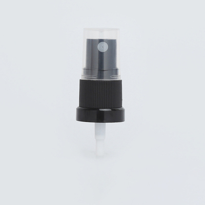 18mm Black Tamper Evident Spray Pump With Cover Cap,Plastic Fine Mist Spray With Anti-Theft Ring