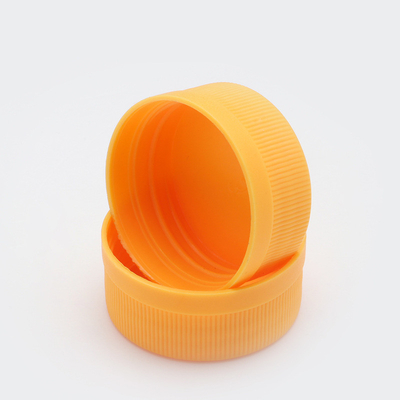 38mm-40mm Yellow LDPE Tamper Evident Screw On Cap