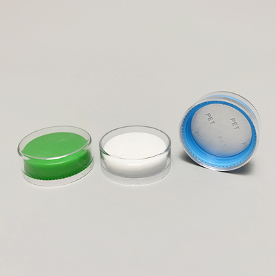 38/400 42/400 Food Grade Plastic Lid , Plastic Double Layer Cap, PS Clear Screw-On Cap