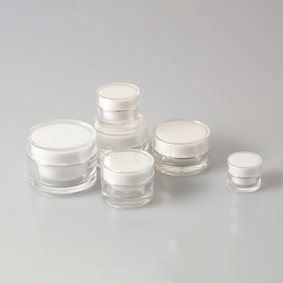 5G 10G 15G 20G 50G 100G Cosmetic Jar Acrylic Cream Jar Refillable Cans Vacuum Bottle