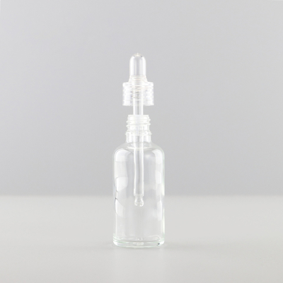 5ml-100ml Glass E Liquid Bottle With Dropper For Essential Oil CLEAR Pipette Empty Refillable Container
