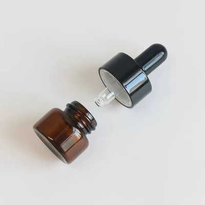 Amber Mini Glass Dropper Bottle With Glass Pipette For Essential Oil Aromatherapy Transparent Liquid Vials 0.03oz/0.07oz