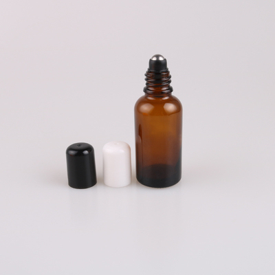 Essential Oil Roller Inserts Kit, Stainless Steel Roller Balls and Black Bottle Cap for 5/15ml Essential Oils Bottles