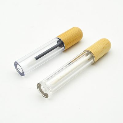 Empty eco friendly 5ml 6ml bamboo lipgloss lipstick tube for cosmetic Container