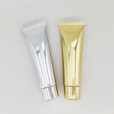Silver / Gold Nozzle Tip With Screw Cap For Moisturizer Cream Tube 15ml ~ 75ml. (0.508oz ~ 2.536oz)