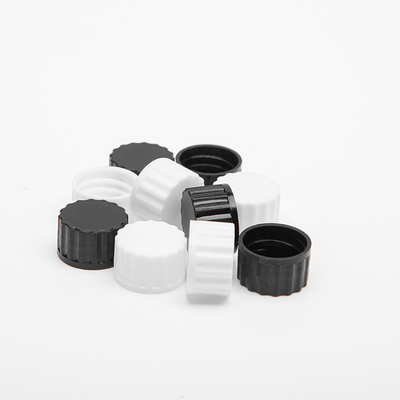 Ribbed Plastic Tamper Evident Cap 18mm With Insert For Essential Oil Bottle