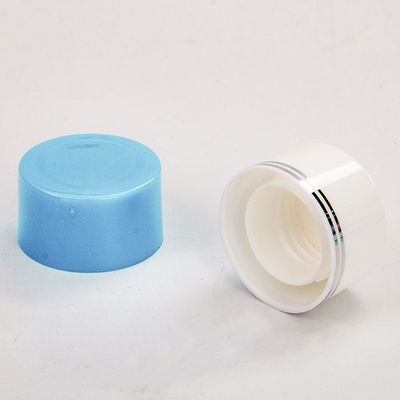 12-410, 20-410, 24-410 double-layer cap PP plastic screw cap cosmetic plastic bottle cap with gold/silver hot stamping