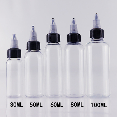 1oz 2oz Empty Bottle Refillable - BPA Free - Essential Oils - Aromatherapy | White Twist Top Caps