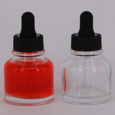 1 oz Dropper Bottles 30ml Thick Dark Amber Glass Tincture Bottles with Eye Droppers - Leakproof Essential Oils Bottles