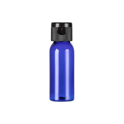 1 oz Natural HDPE Cylinder Round Bottle 24-410 Neck Finish, Round Base