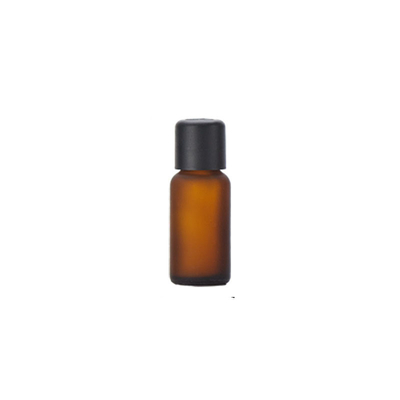 Amber frosted glass essential oil bottle anti-theft cover