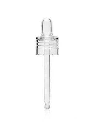 PETG plastic essence liquid oil dispense dropper for skin care bottle