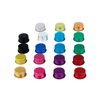 18mm 20mm 24mm Aluminum Screw Caps for Plastic Bottles