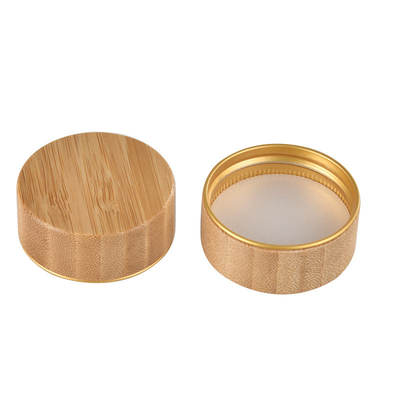 22mm Bamboo Screw Cap For Tube Bottle Storage Of Medicinal Materials, Candy, Tea