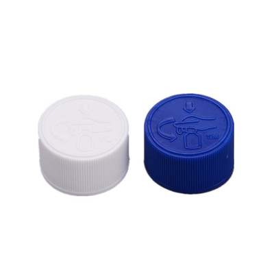 18mm/20mm/24mm/28mm/32mm/38mm/45mm  HDPE/PP Child Resistant CRC Pictorial Closure
