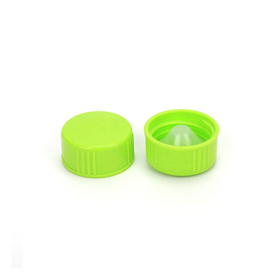 18mm 20mm 22mm 24mm 28mm GREEN PP Cap For Boston Glass Bottle, Cone Lined Cap