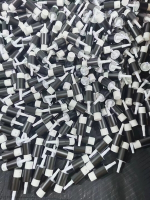 Sprayers, White Fine Mist Sprayers w/ Brushed Aluminum Collars