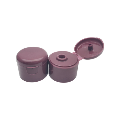 24mm Brown PP Plastic Smooth Flip Top Cap