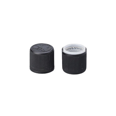 18mm Black PP Tamper-Evident Cap