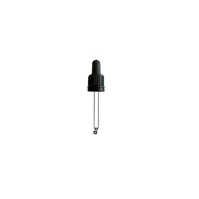 Pipette Black, 0.7ml TPE Bulb, Glass Stem (for 10ml 30ml CBD/ Essential Oils Bottle)
