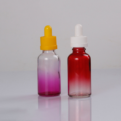 5ml,10ml,15ml,20ml,30ml,50ml,100ml clear essential oil bottle dropper glass bottle，multicolor