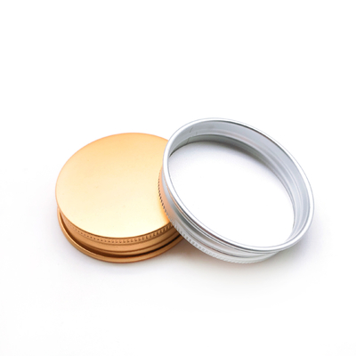 Diameter 38mm 40mm Bottle Lids Silver Metal Aluminum Screw Caps