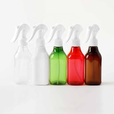 Custom logo labeling 200ml transparent fine mist trigger water spray bottle