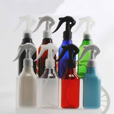 Custom logo labeling 200ml transparent fine mist trigger water spray bottle
