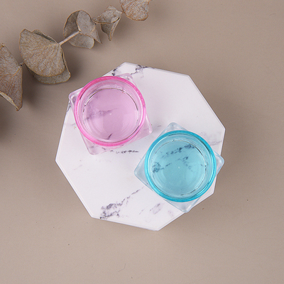 3g,5g,PET plastic mini jar square bottom cosmetic eye cream lipbalm jar