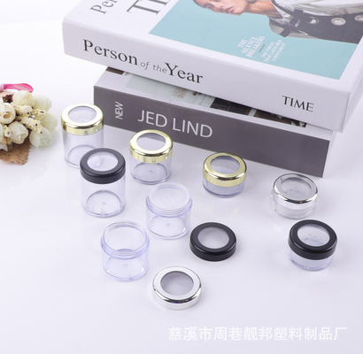 luxury face cream bottle frosted glass cosmetic jar 5g,10g,15g skincare glass packaging