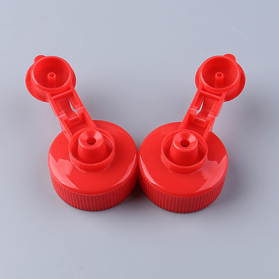 Washing liquid flip top cap lotion bottle cap 28/400 PP plastic bottle lid