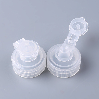 Washing liquid flip top cap lotion bottle cap 28/400 PP plastic bottle lid