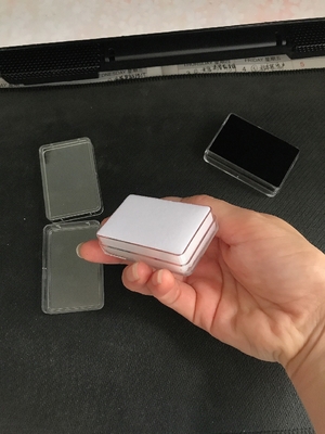 Acrylic transparent ring box, bracelet jewelry box, loose diamond box,  stone ring  long display box white/black box