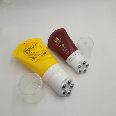D50*150G Ball massage hose 5 ball caps Ball inverted bottle Steel ball facial cleanser hose
