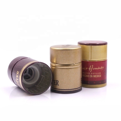 Non-refillable Spirits Caps Closure 30*35mm 33x47mm GPI Aluminum Screw Ropp Gin Vodka Whiskey Liquor Bottle Cap