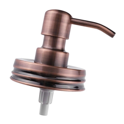 304 stainless steel hand sanitizer pump, electroplated metal mason jar lid, lotion nozzle, soap dispenser pump head