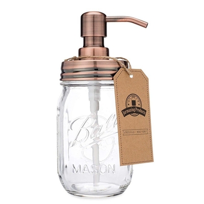 304 stainless steel hand sanitizer pump, electroplated metal mason jar lid, lotion nozzle, soap dispenser pump head