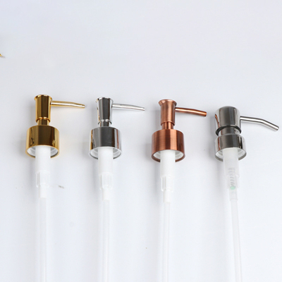 Presser head, press pump, stainless steel hand washing hydraulic nozzle, plastic nozzle, hand sanitizer caps 28/410