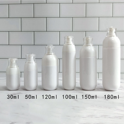 fantasy luxury 30ml 50ml 100ml 120ml 150ml 180ml cosmetic white plastic perfume bottle sprayer pump bottle