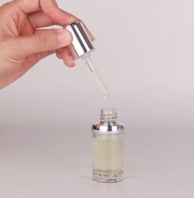 20/30ml electroplating press dropper bottle, cosmetic essence dropper bottle