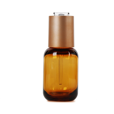 20/30ml customizable essential oil bottle/PET thickened brown dropper bottle/spinning essence bottle/dispensing bottle