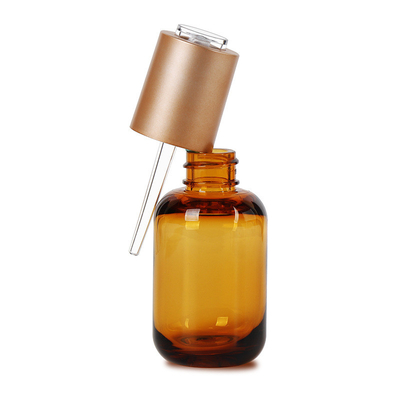 20/30ml customizable essential oil bottle/PET thickened brown dropper bottle/spinning essence bottle/dispensing bottle