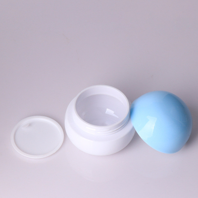 Food grade 50g Empty pp White Plastic Cosmetic face Cream Round Jars,Ointment Children Care small Storage Sub-can bottle