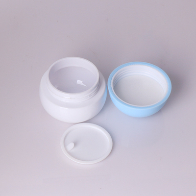 Food grade 50g Empty pp White Plastic Cosmetic face Cream Round Jars,Ointment Children Care small Storage Sub-can bottle