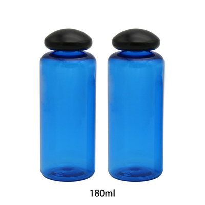 Customized 180ml with mushroom head cover, thick PET plastic hydrosol bottle, emulsion essence water packaging bottle
