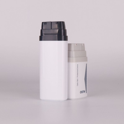 2*8/10/15ML/30ML sunscreen double tube double color airless bottle, essence eye cream bottle
