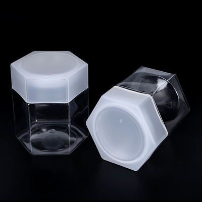 Hexagonal Pet Plastic Bottles, Food Packaging Airtight Jars, Jam Jars, Hot Sauce Jars, Candy Jars