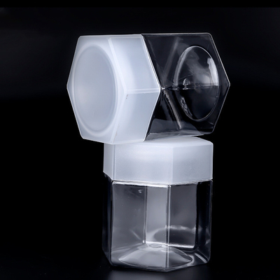 Hexagonal Pet Plastic Bottles, Food Packaging Airtight Jars, Jam Jars, Hot Sauce Jars, Candy Jars