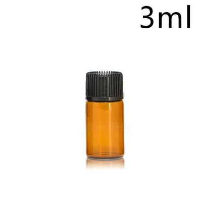 1ml-5ml brown essential oil bottle 2ml essential oil sub-bottle 3ml trial bottle glass sample bottle with screw cap