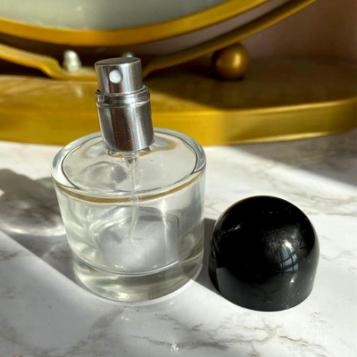 30ML spray perfume bottle, empty perfume bottle, liquid glass perfume bottle, portable bottle, push-type vial